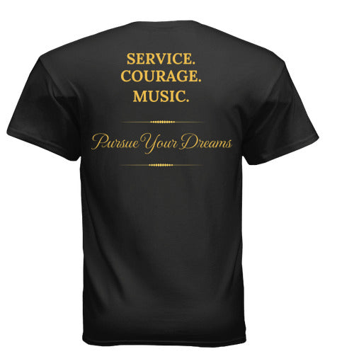 Service. Courage. Music