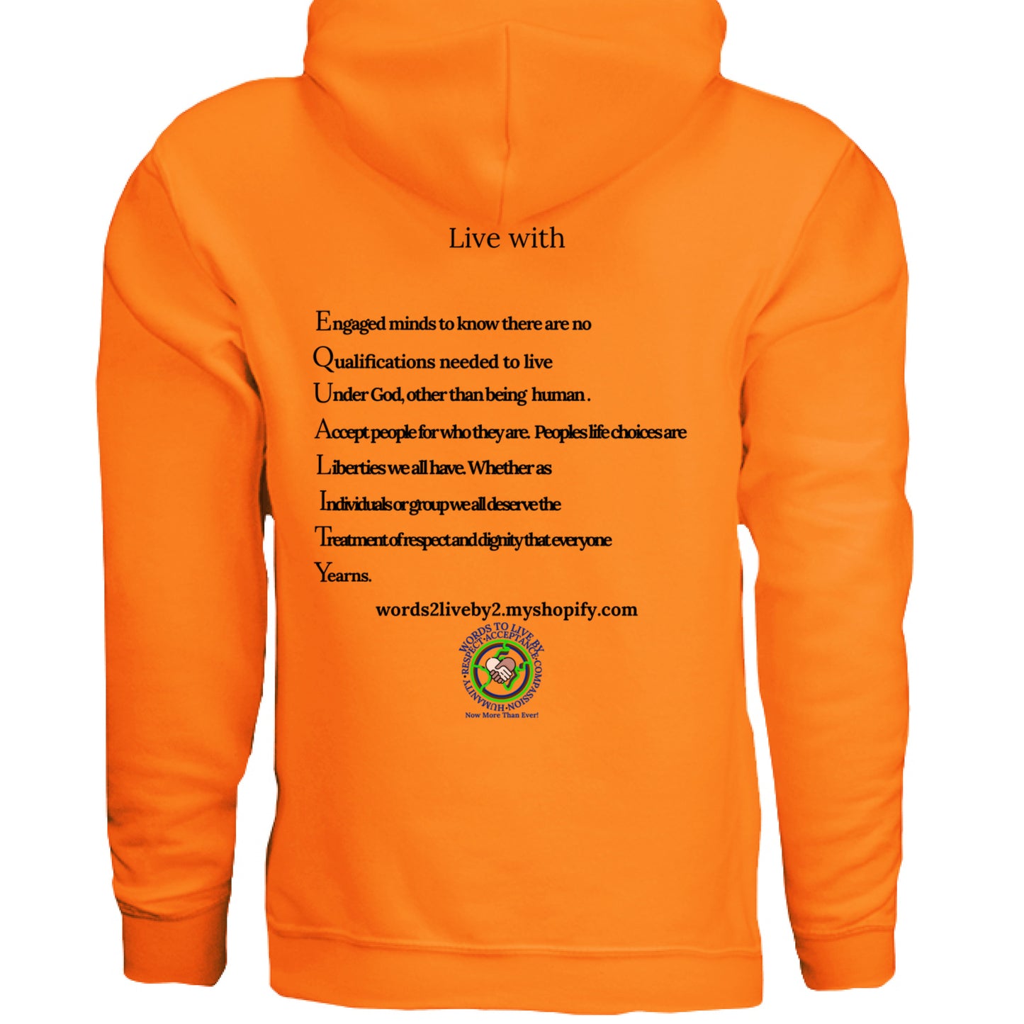 SAFETY ORANGE - BACK