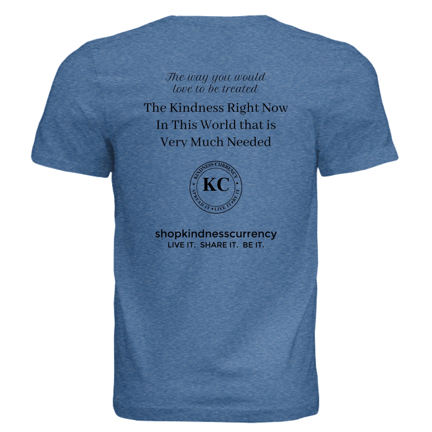 Solid True Royal Triblend - BACK