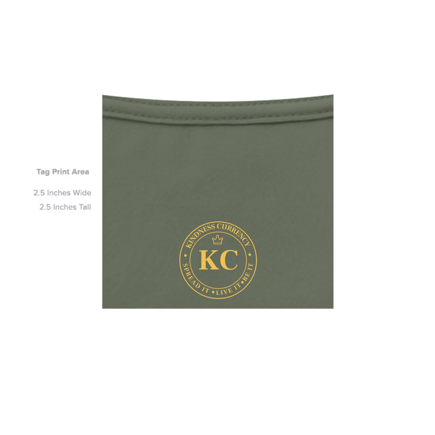 MILITARY GREEN - G200 - INSIDE_TAG_LINE