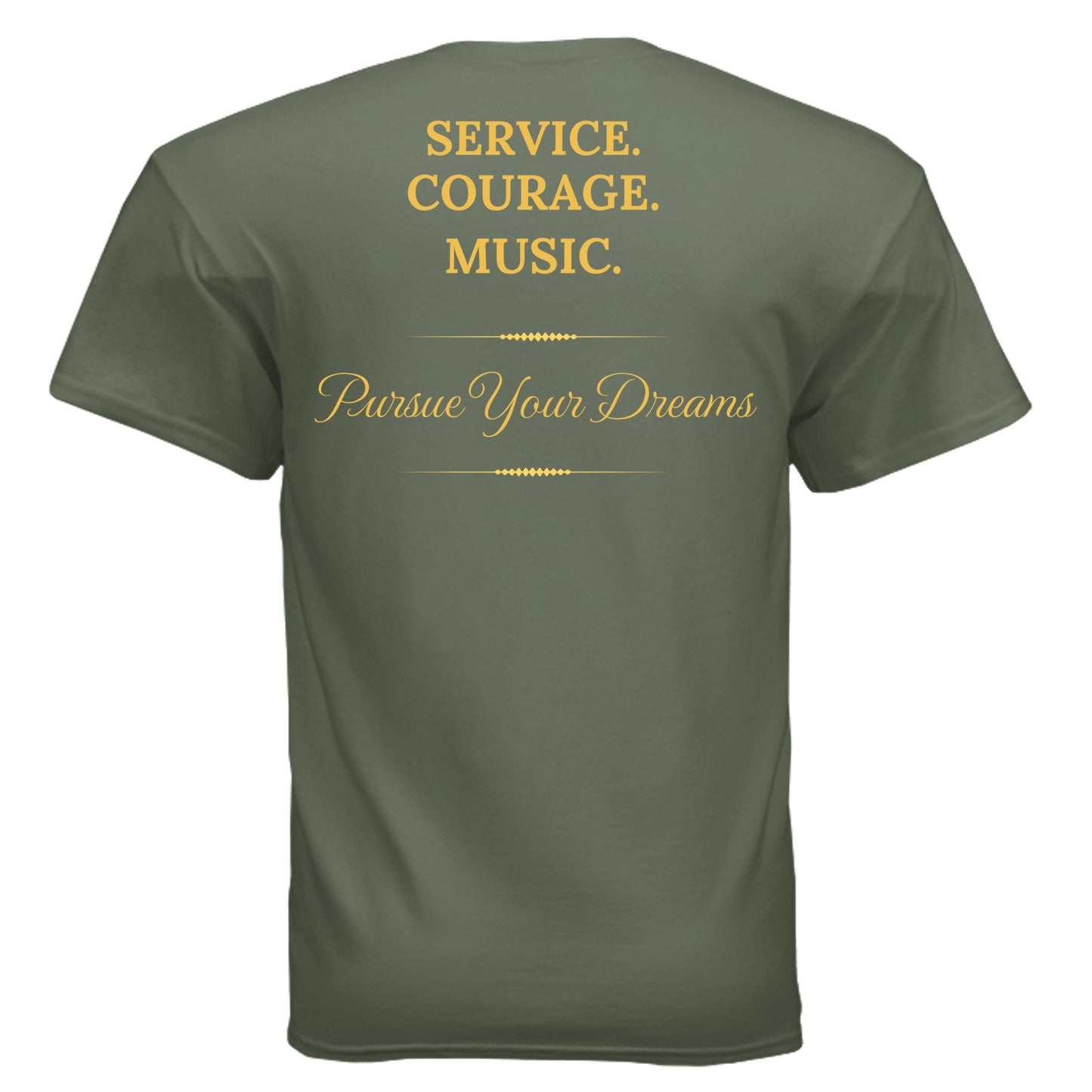 MILITARY GREEN - G200 - BACK