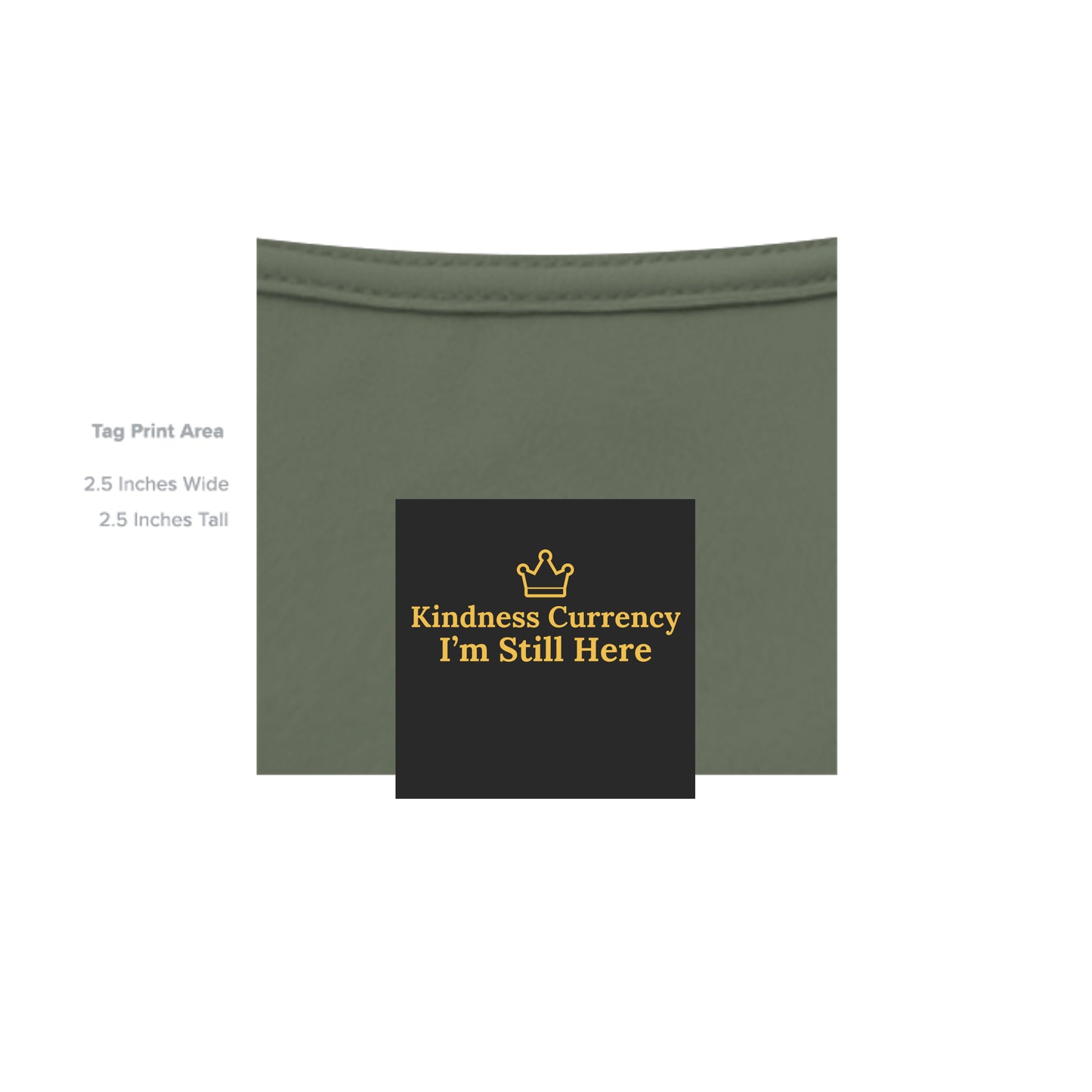 MILITARY GREEN - G200 - INSIDE_TAG_LINE