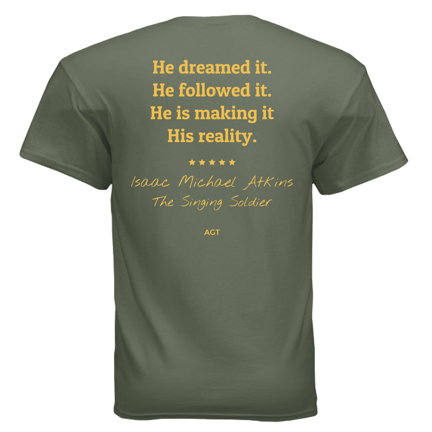 MILITARY GREEN - G200 - BACK