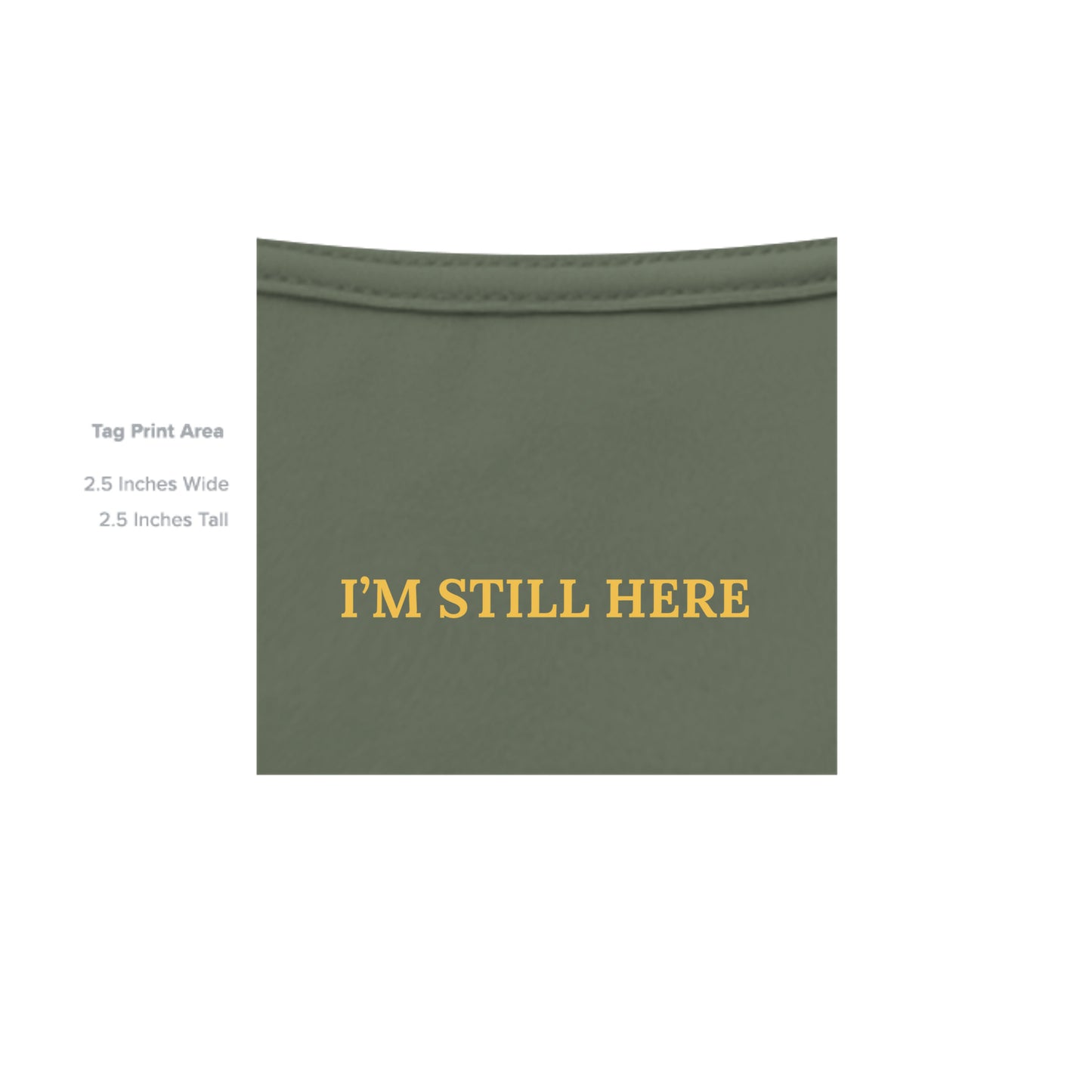 MILITARY GREEN - G200 - INSIDE_TAG_LINE