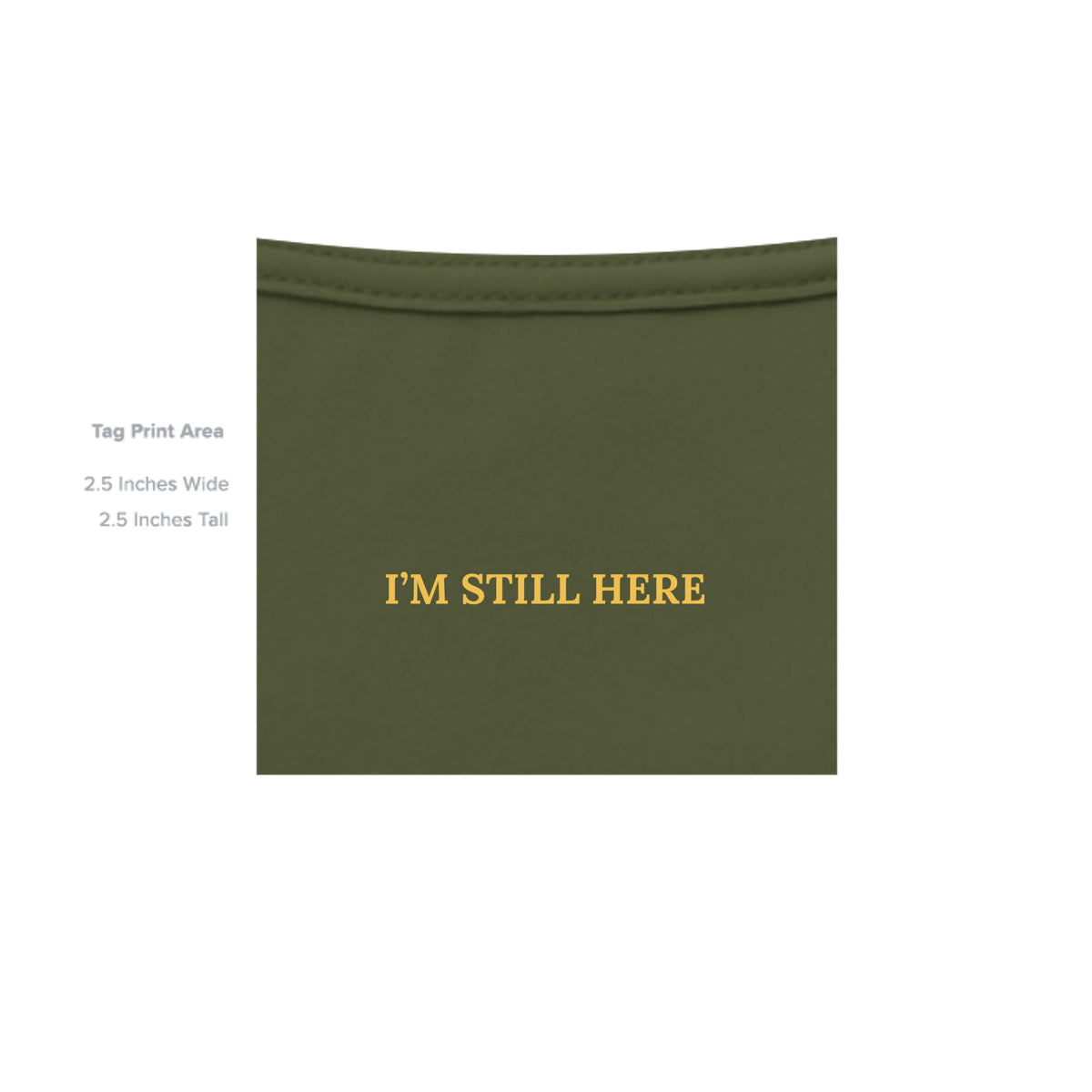 MILITARY GREEN - G500 - INSIDE_TAG_LINE