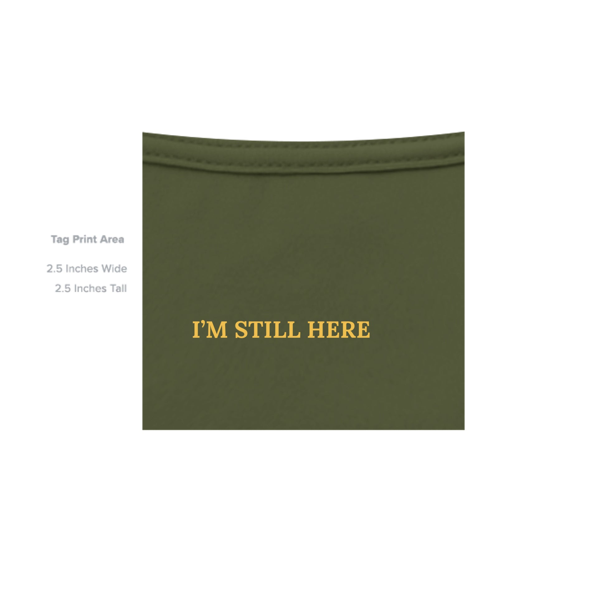 MILITARY GREEN - G500 - INSIDE_TAG_LINE