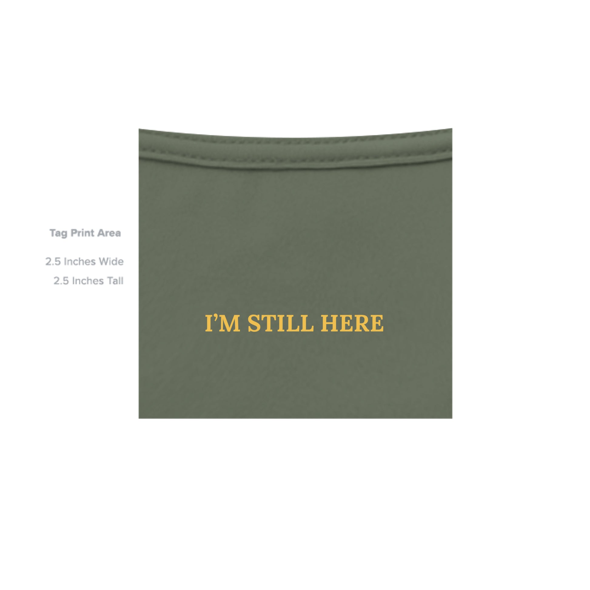 MILITARY GREEN - G200 - INSIDE_TAG_LINE