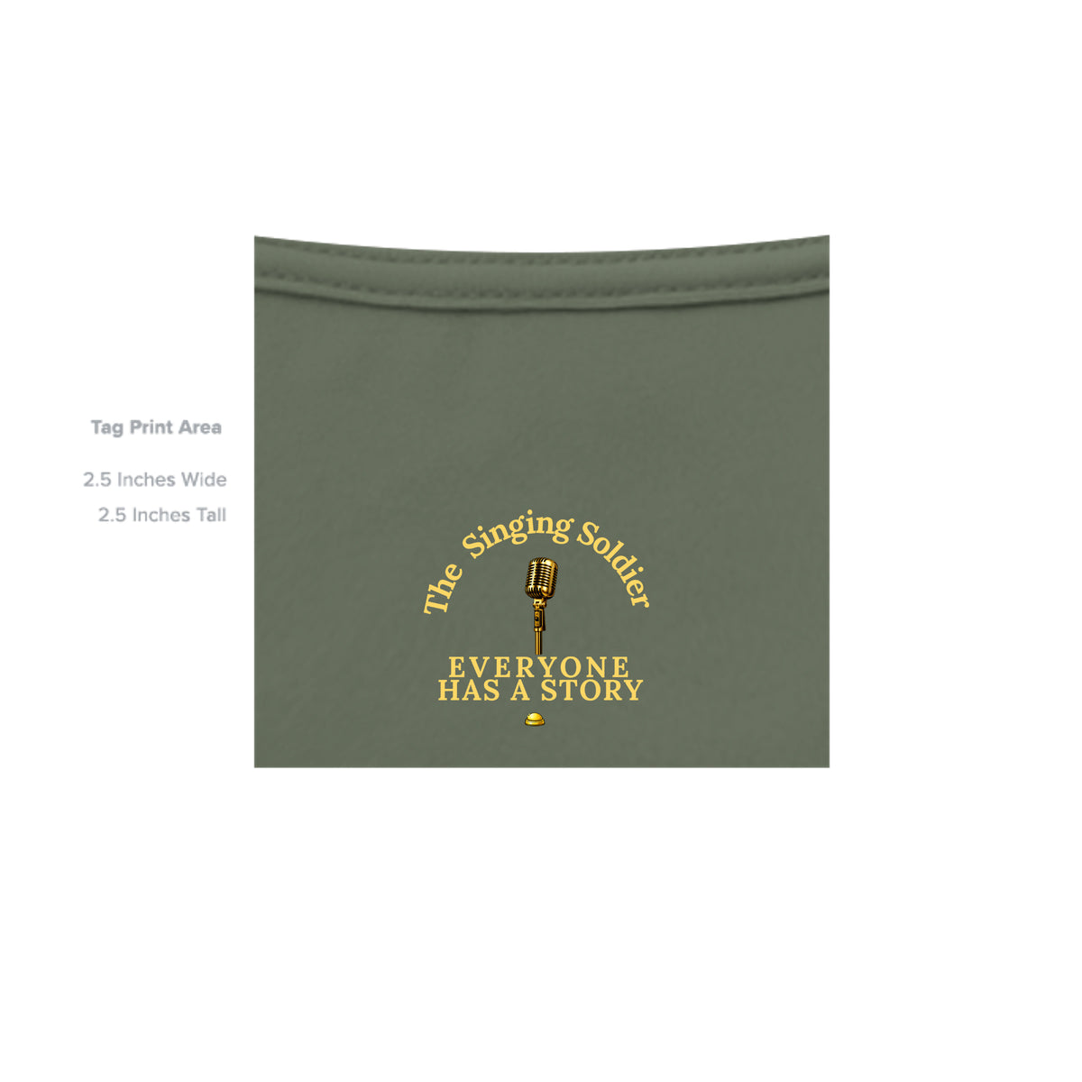 MILITARY GREEN - G200 - INSIDE_TAG_LINE