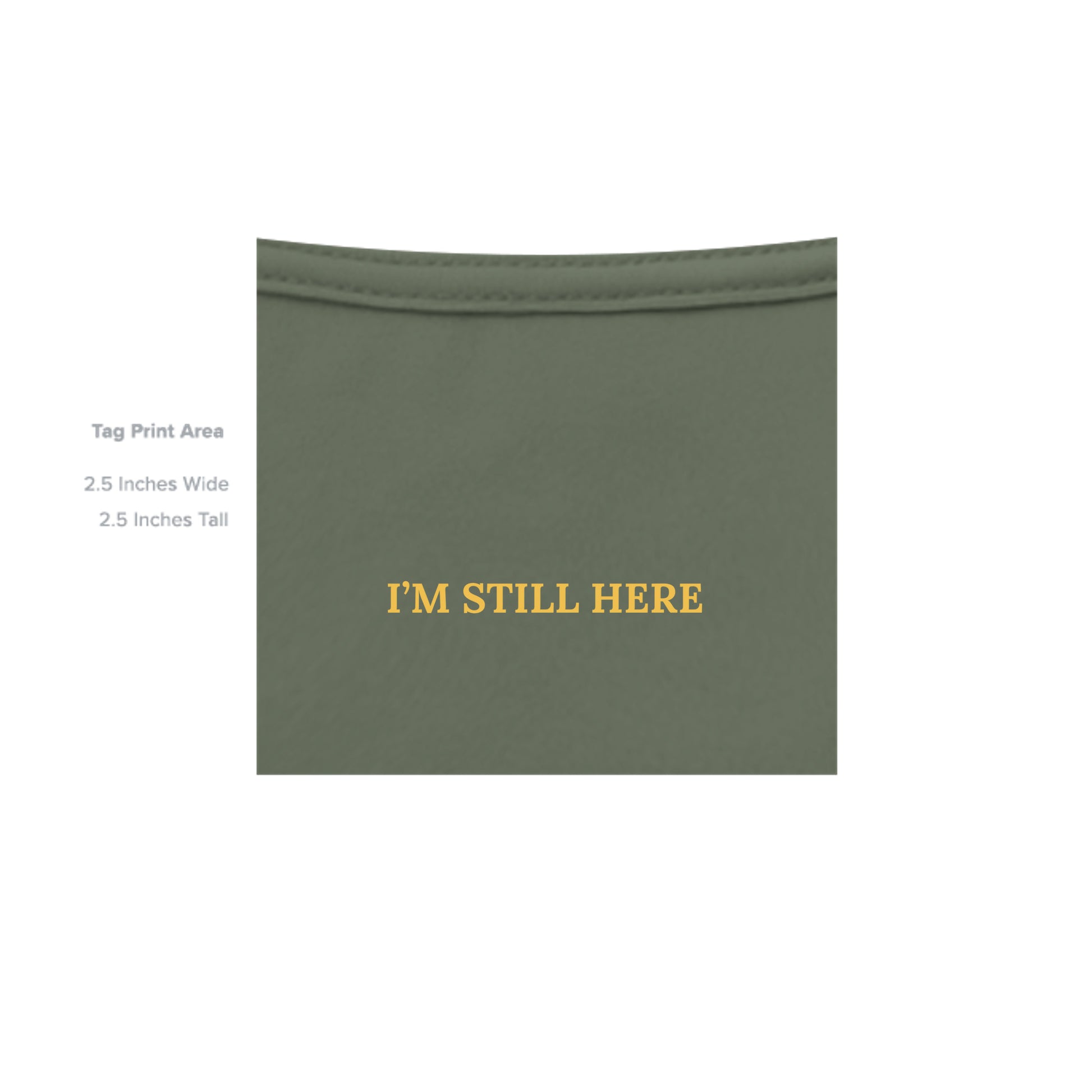 MILITARY GREEN - G200 - INSIDE_TAG_LINE