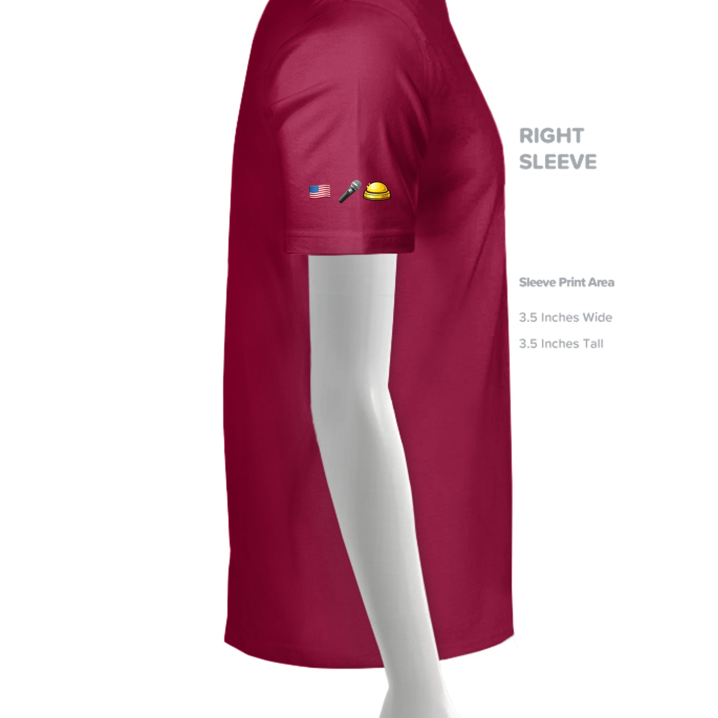 CARDINAL RED - G200 - SLEEVE_RIGHT
