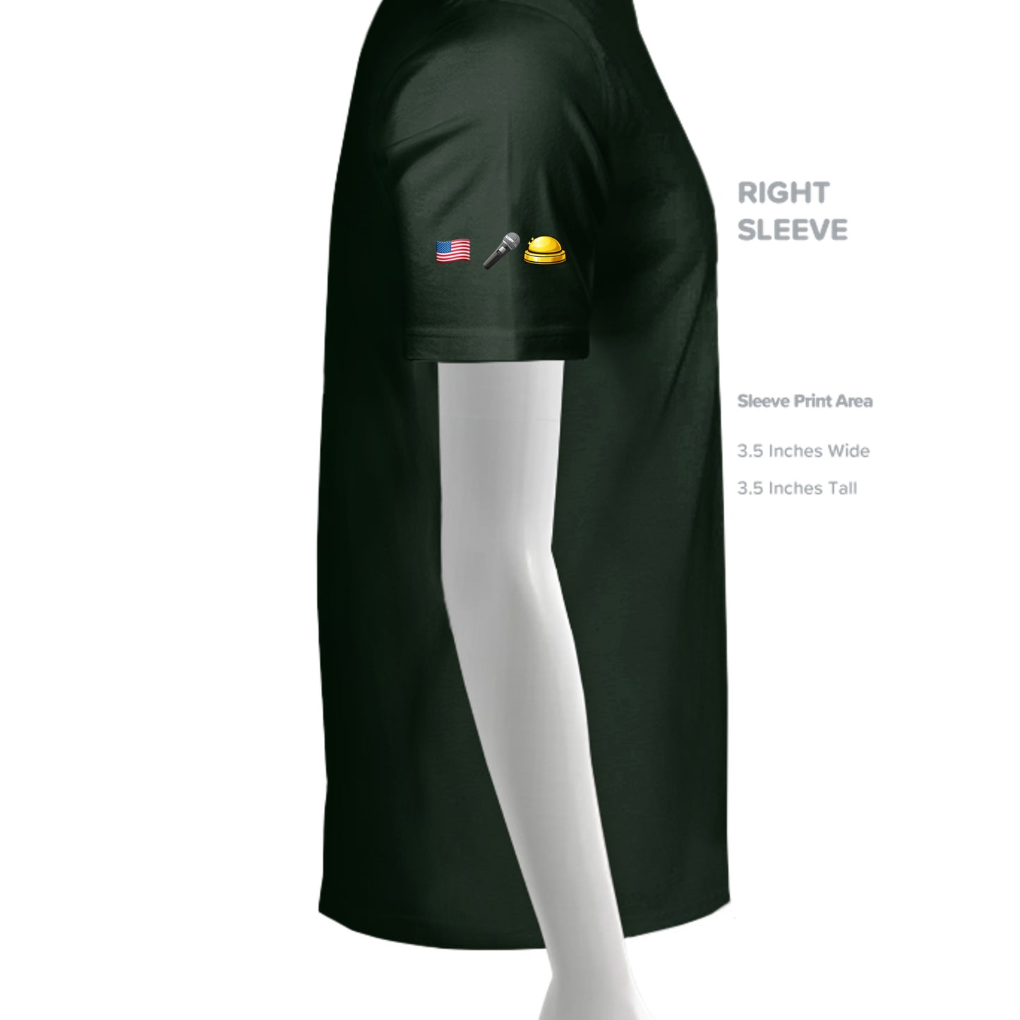 FOREST GREEN - G200 - SLEEVE_RIGHT