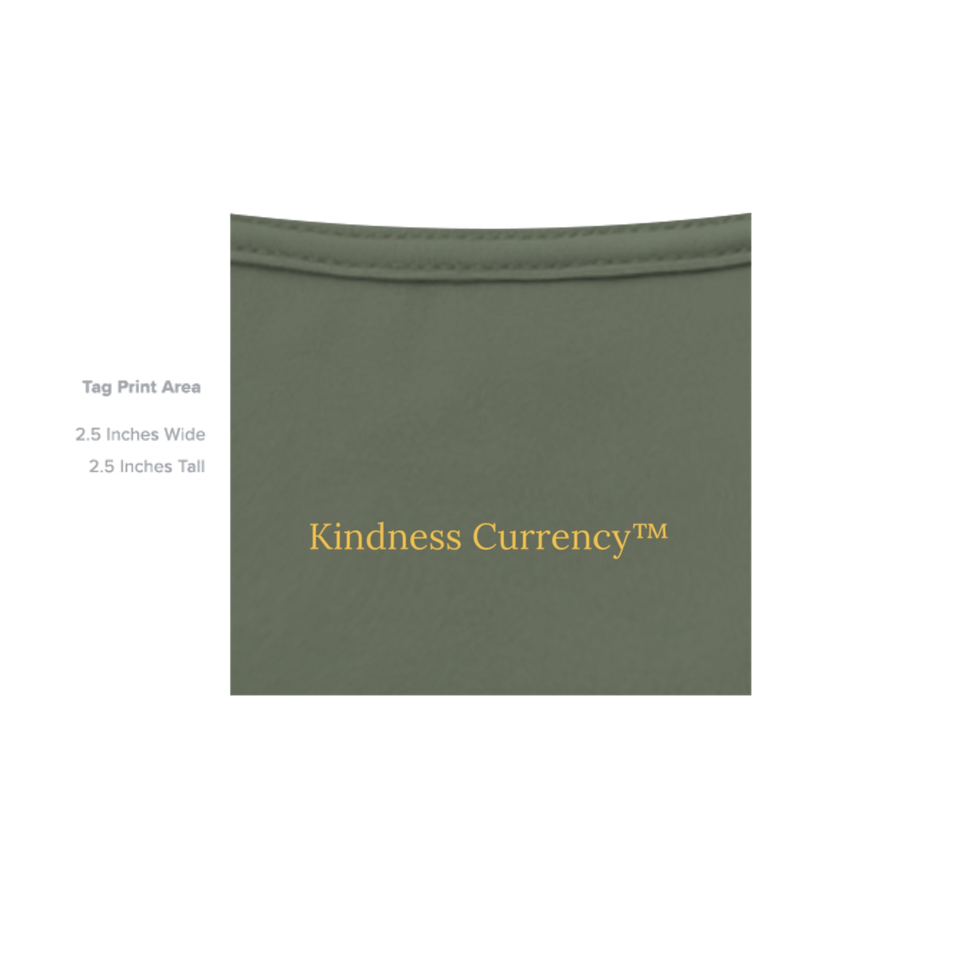 MILITARY GREEN - G200 - INSIDE_TAG_LINE