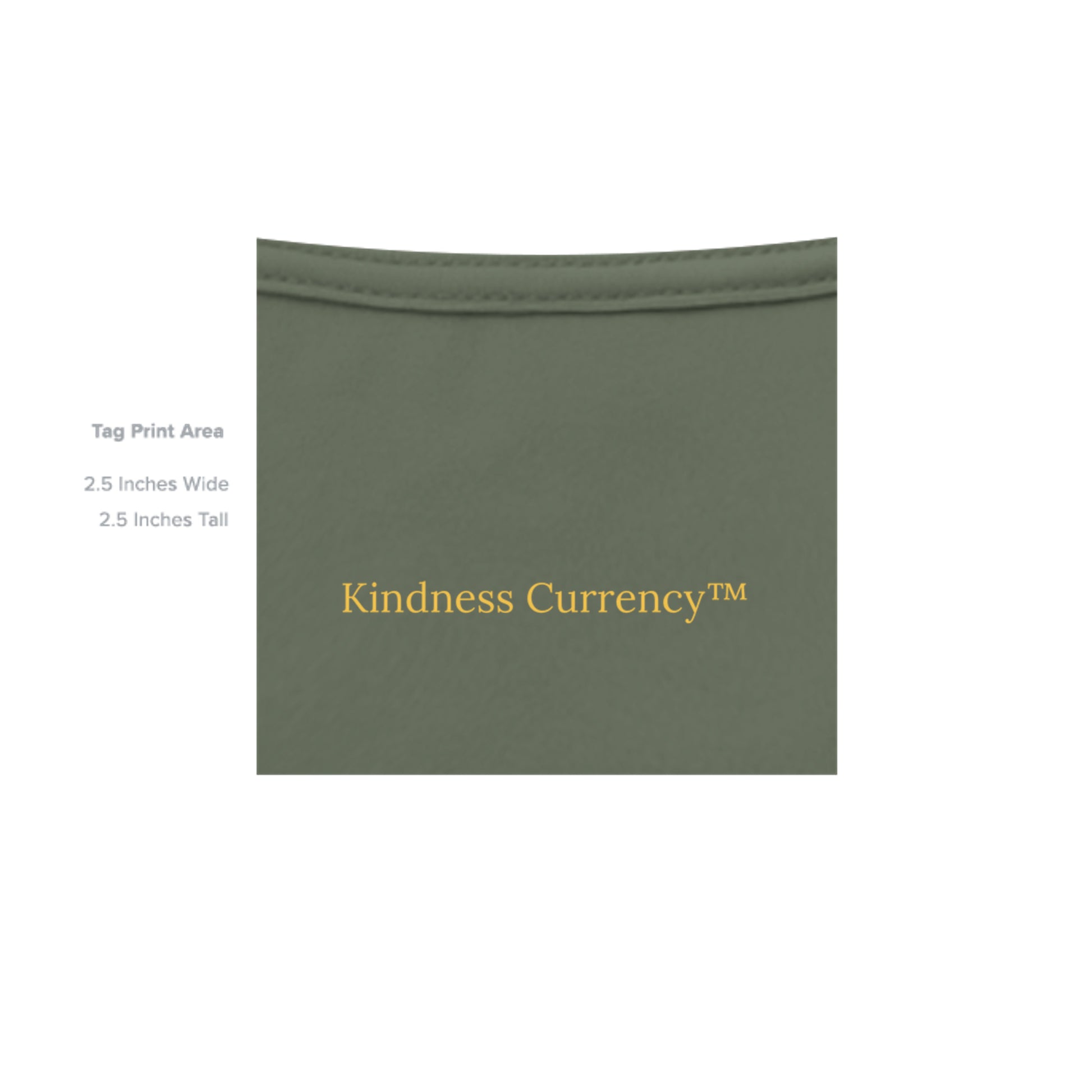 MILITARY GREEN - G200 - INSIDE_TAG_LINE