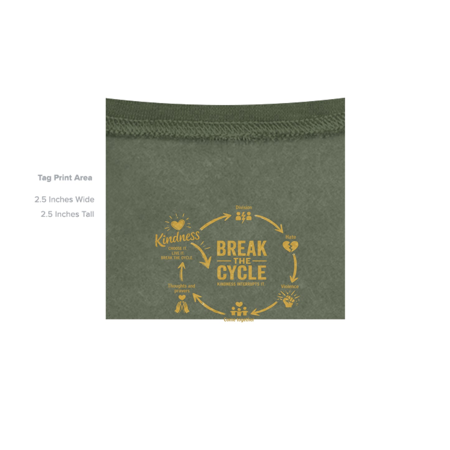 MILITARY GREEN - G185 - INSIDE_TAG_LINE