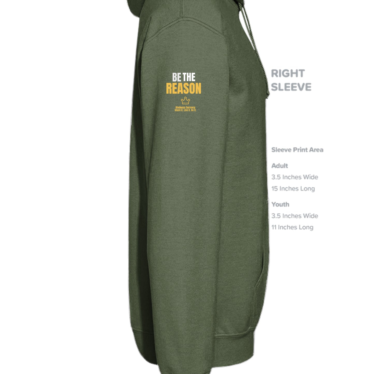 MILITARY GREEN - G185 - SLEEVE_RIGHT