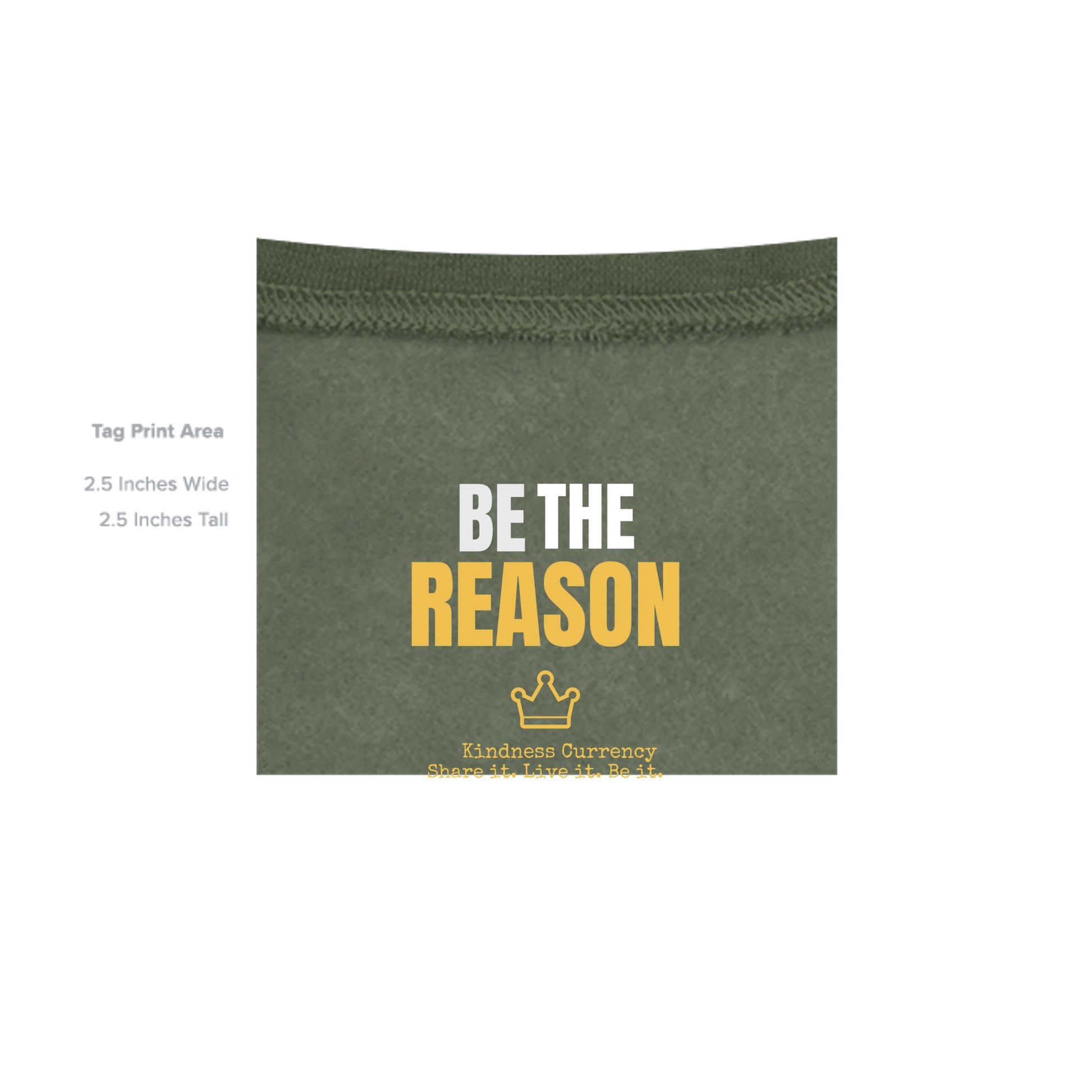 MILITARY GREEN - G185 - INSIDE_TAG_LINE