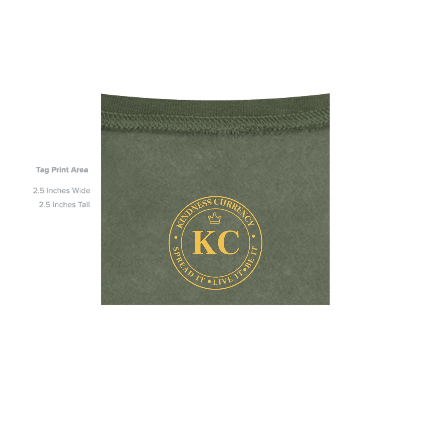 MILITARY GREEN - G185 - INSIDE_TAG_LINE