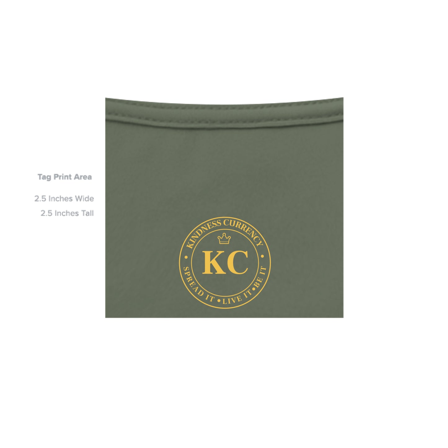 MILITARY GREEN - G200 - INSIDE_TAG_LINE