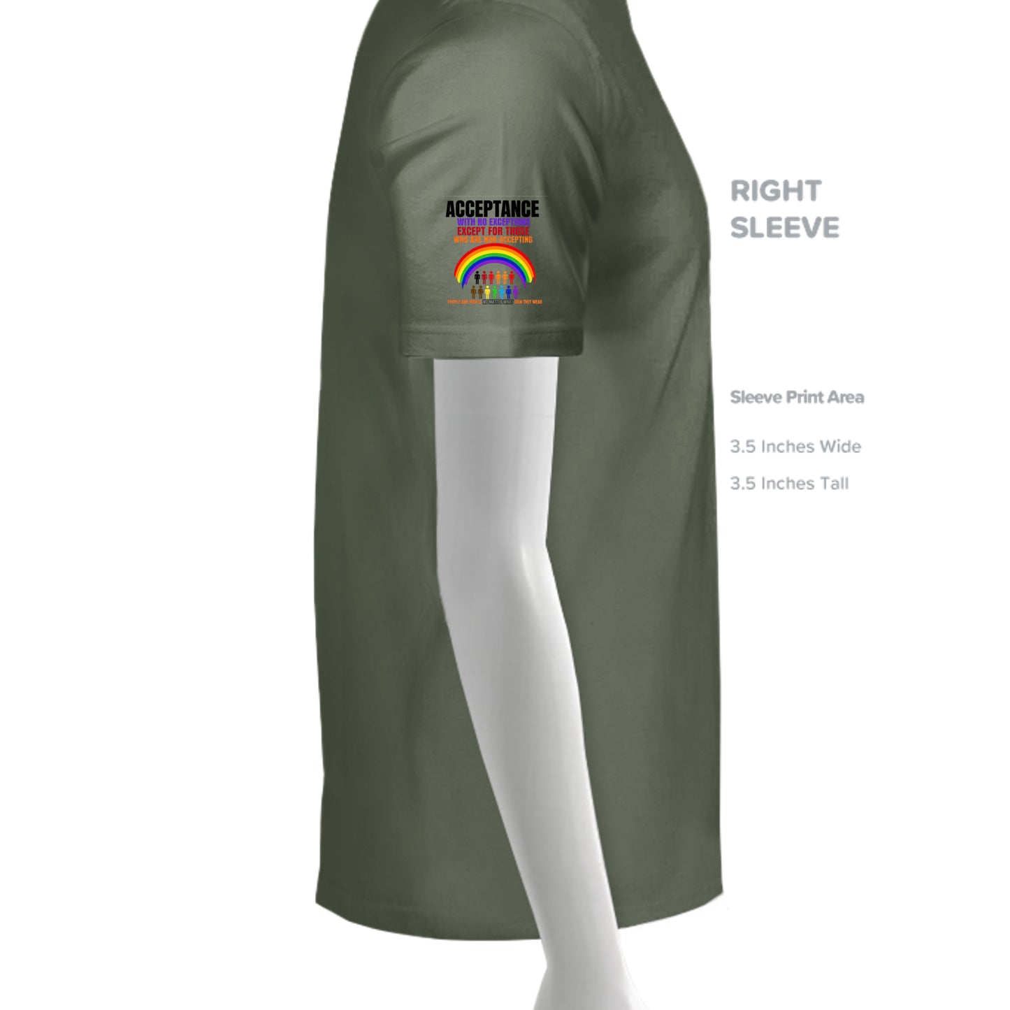 MILITARY GREEN - G200 - SLEEVE_RIGHT