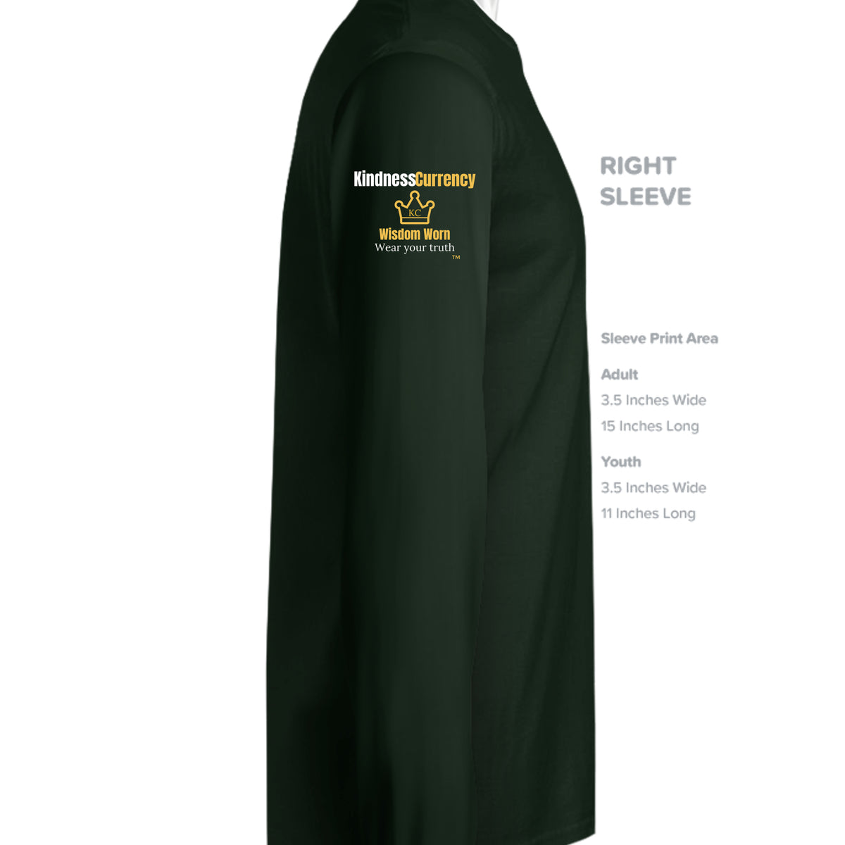 FOREST GREEN - G240 - SLEEVE_RIGHT